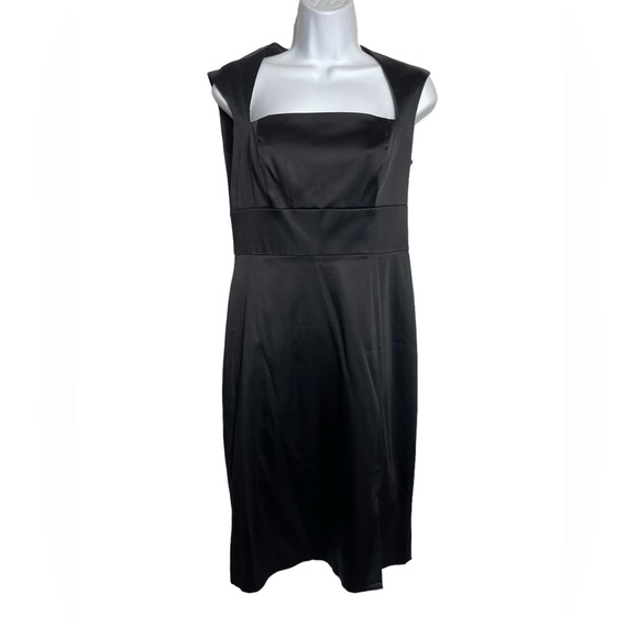 White House Black Market dress size 6 stunning classic black evening gown 🖤 - Picture 1 of 5